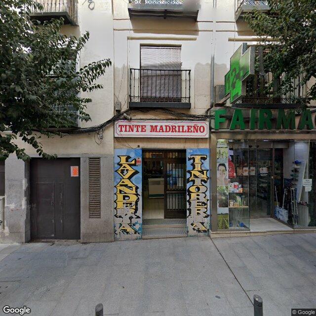Street view near Farmacia in Madrid