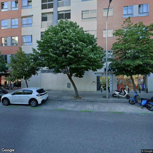 Street view near Farmacia in Madrid