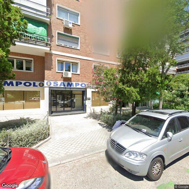 Street view near Farmacia in Madrid