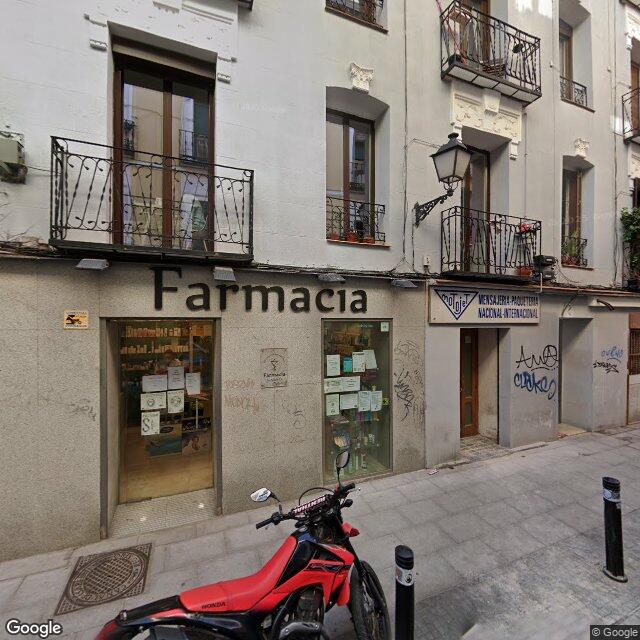 Street view near Farmacia in Madrid