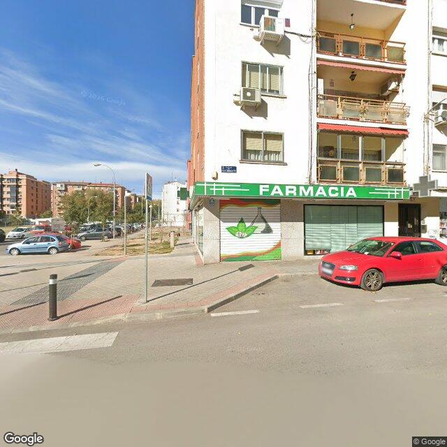 Street view near Farmacia in Madrid