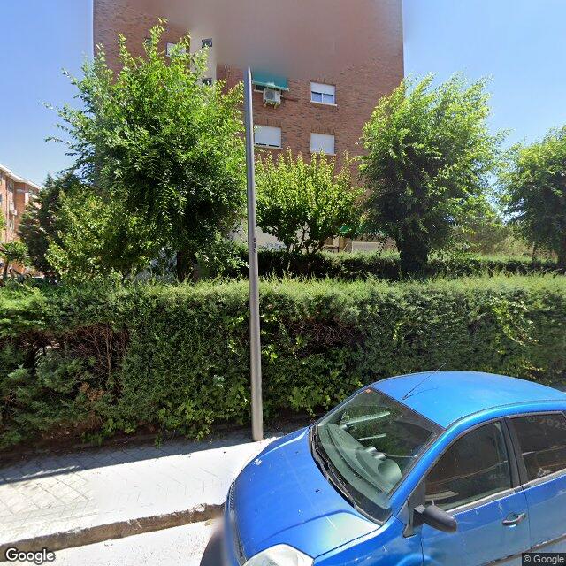 Street view near Farmacia in Madrid