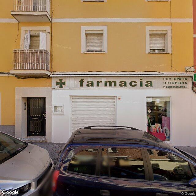 Street view near Farmacia in Madrid