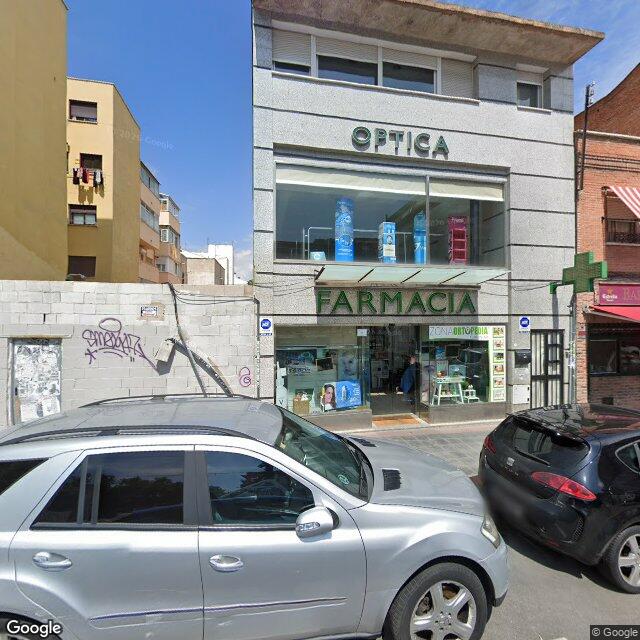 Street view near Farmacia in Madrid