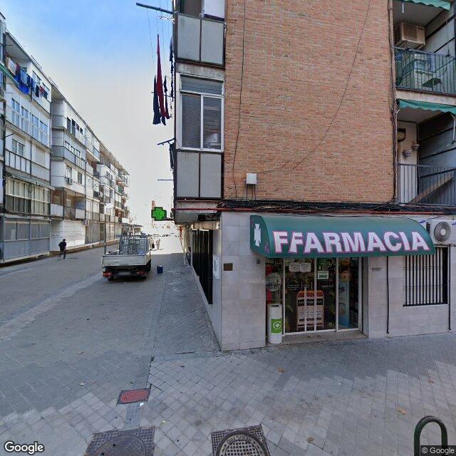 Street view near Farmacia in Madrid