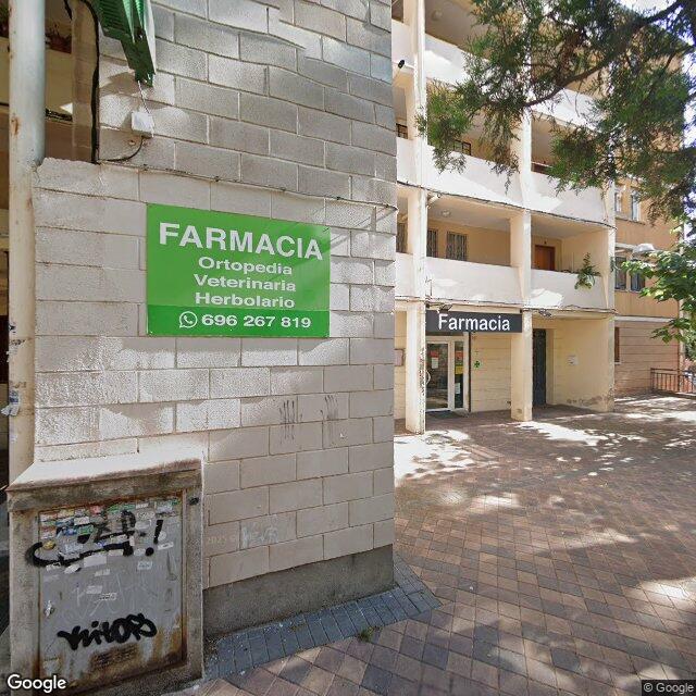 Street view near Farmacia in Madrid