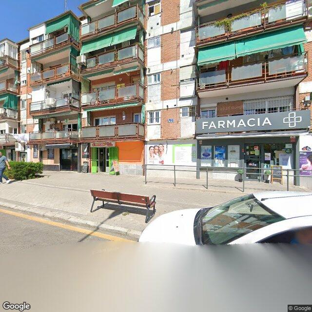Street view near Farmacia in Madrid