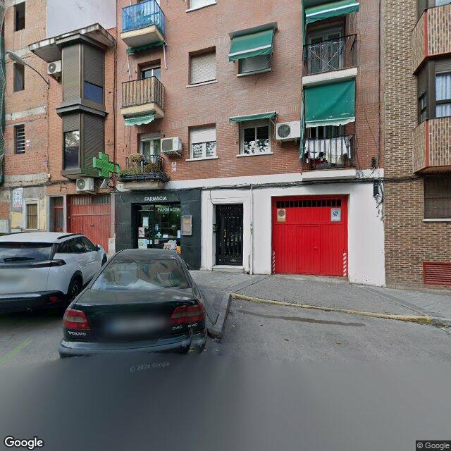 Street view near Farmacia in Madrid