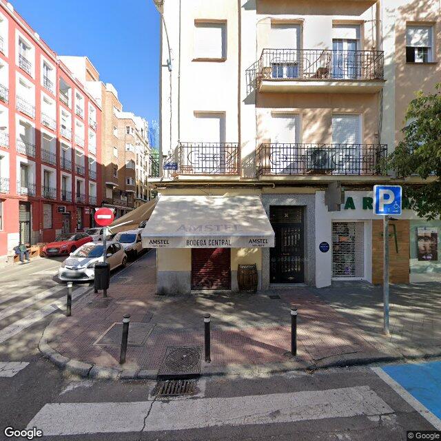 Street view near Farmacia in Madrid