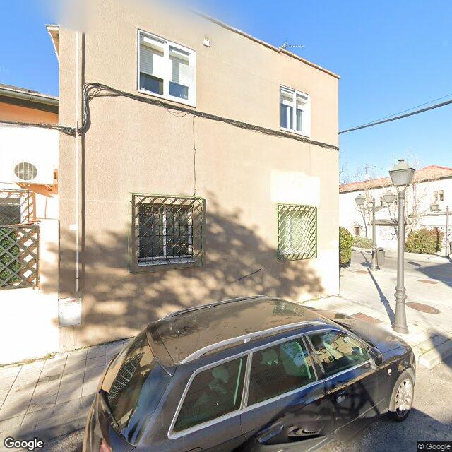 Street view near Farmacia in Madrid