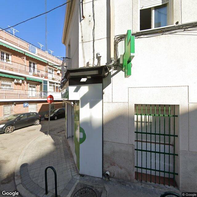 Street view near Farmacia in Madrid