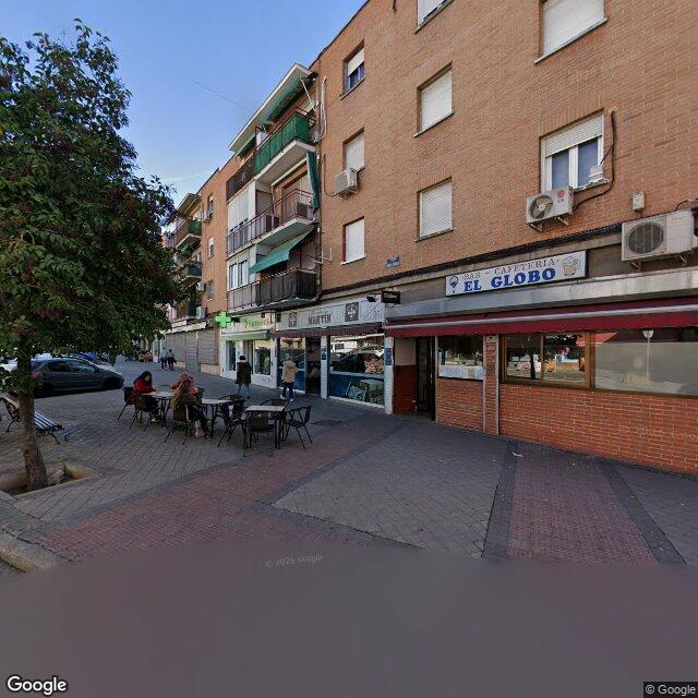 Street view near Farmacia in Madrid