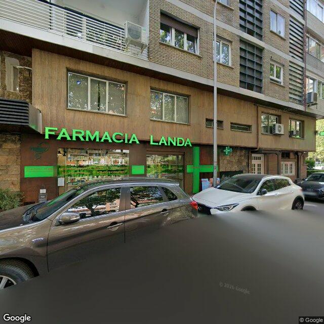 Street view near Farmacia in Madrid