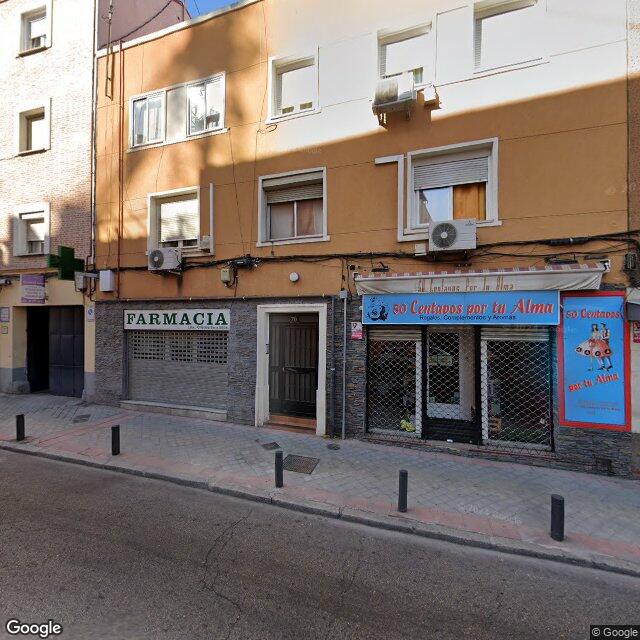 Street view near Farmacia in Madrid