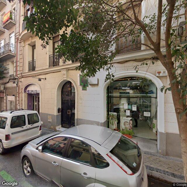 Street view near Farmacia in Madrid