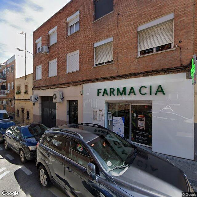 Street view near Farmacia in Madrid