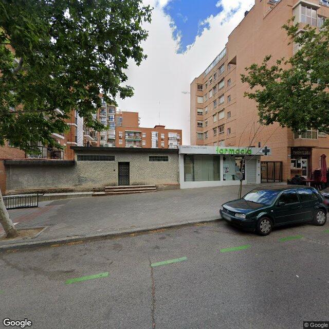 Street view near Farmacia in Madrid