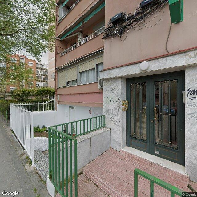 Street view near Farmacia in Madrid