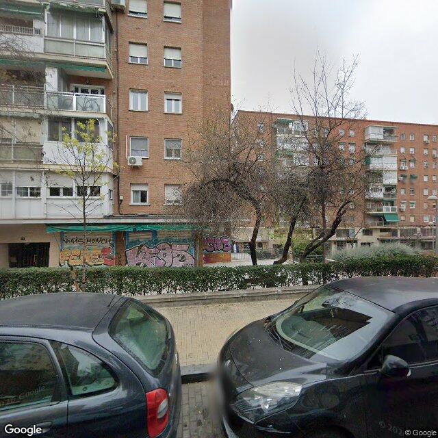 Street view near Farmacia in Madrid