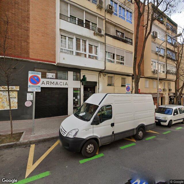 Street view near Farmacia in Madrid