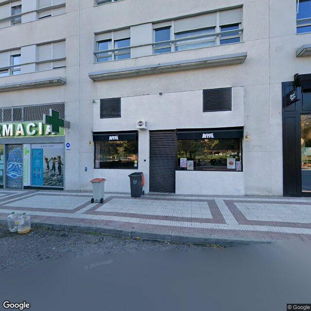 Street view near Farmacia in Madrid
