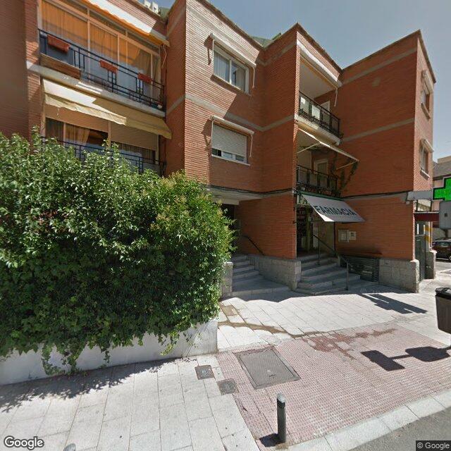 Street view near Farmacia in Madrid