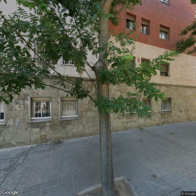 Street view near Farmacia in Barcelona