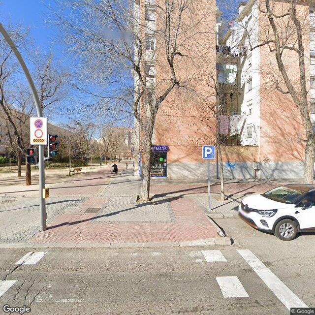 Street view near Farmacia in Madrid
