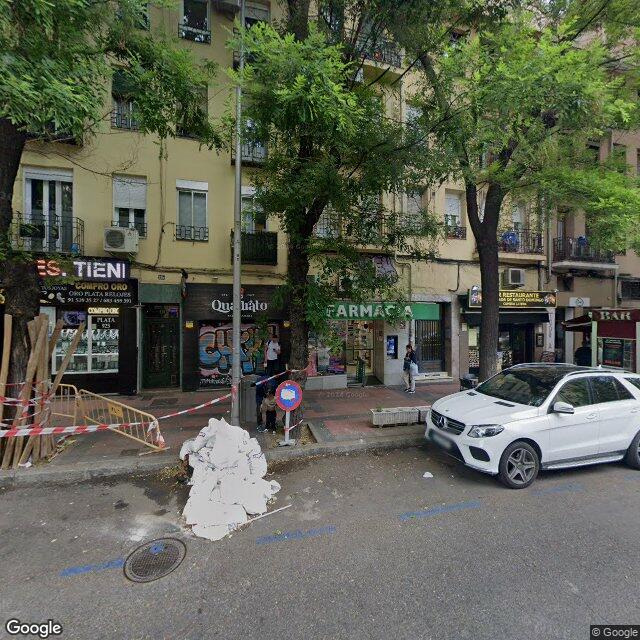 Street view near Farmacia in Madrid
