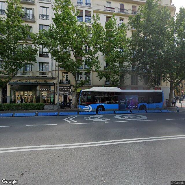 Street view near Farmacia in Madrid