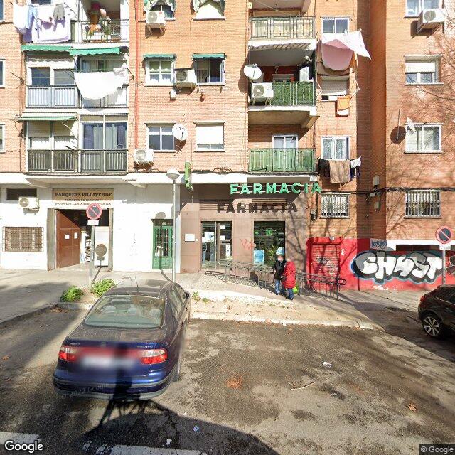 Street view near Farmacia in Madrid