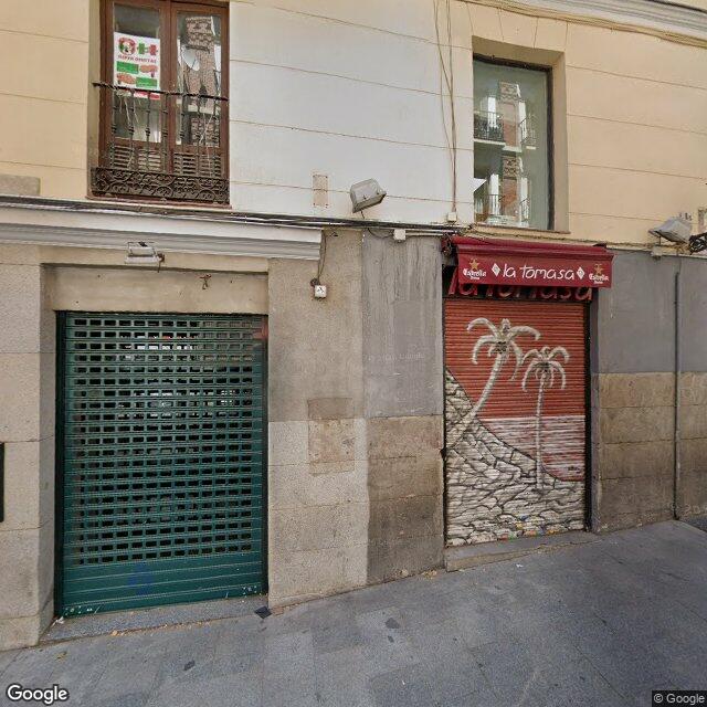 Street view near Farmacia in Madrid