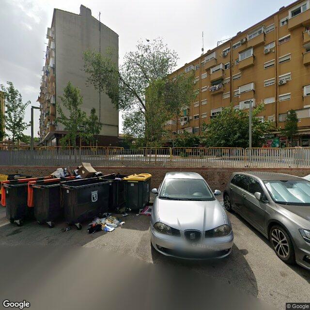 Street view near Farmacia in Madrid