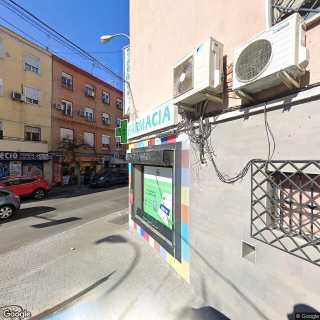 Street view near Farmacia in Madrid