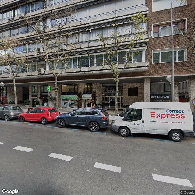 Street view near Farmacia in Spain
