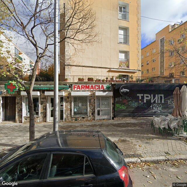 Street view near Farmacia in Madrid