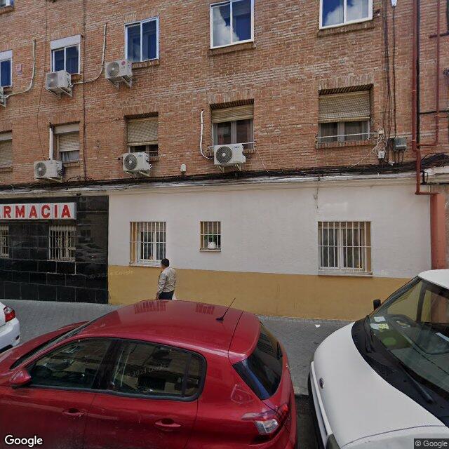 Street view near Farmacia in Madrid