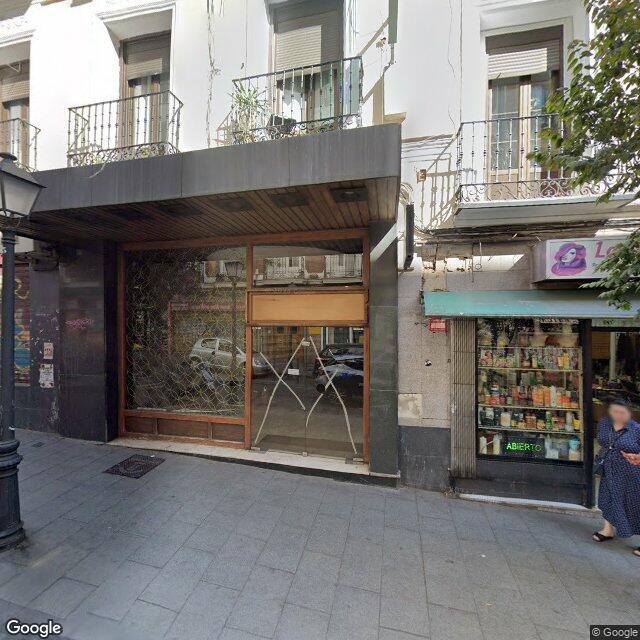 Street view near Farmacia in Madrid