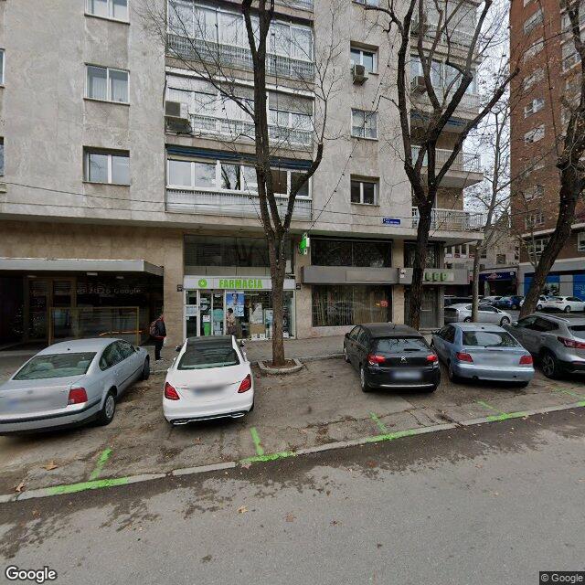 Street view near Farmacia in Madrid