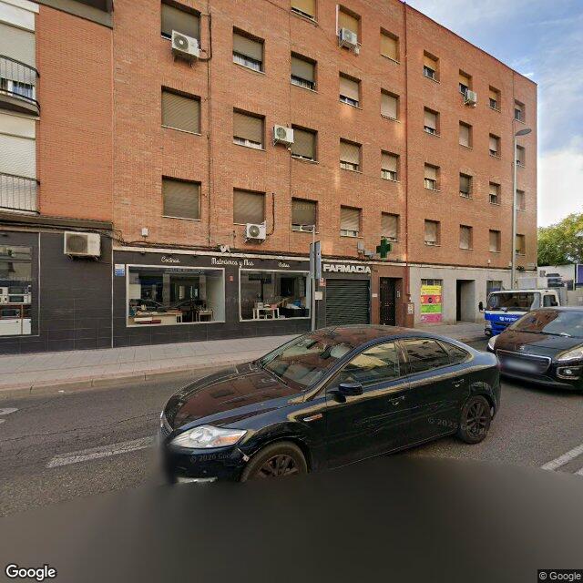 Street view near Farmacia in Madrid