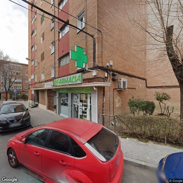 Street view near Farmacia in Madrid