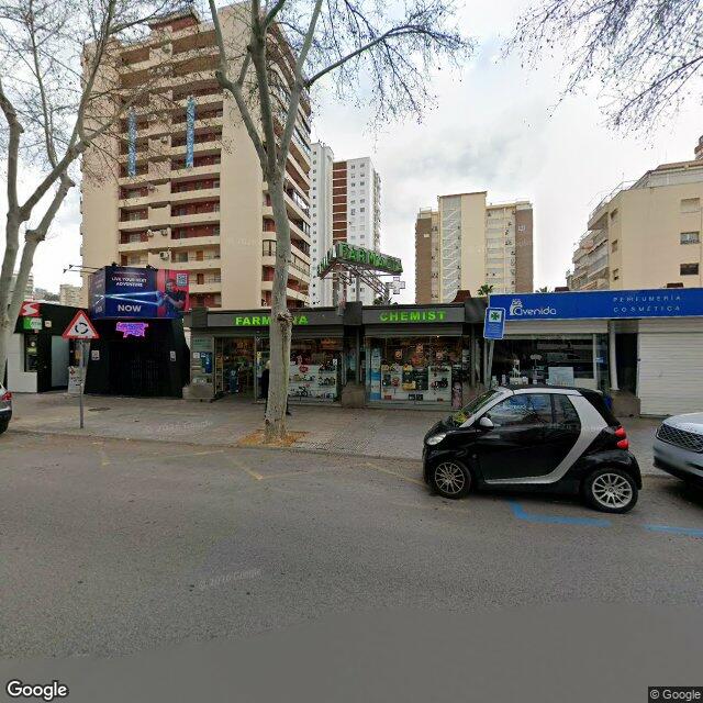 Street view near Farmacia in Benidorm