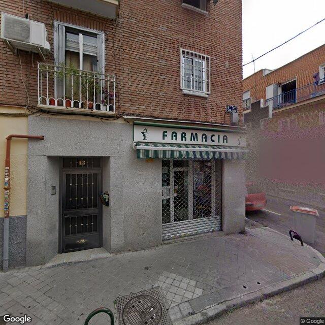 Street view near Farmacia in Madrid