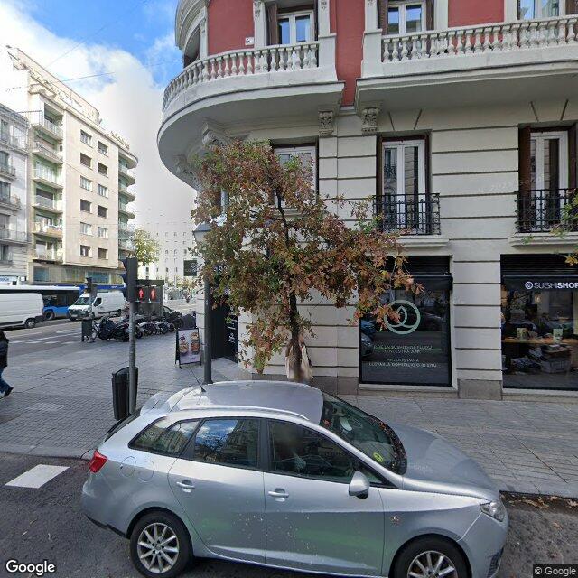 Street view near Farmacia in Madrid