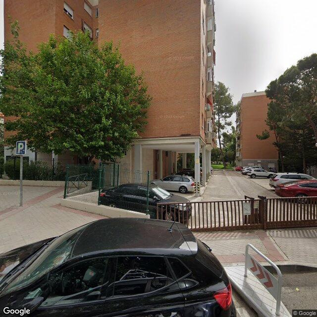 Street view near Farmacia in Madrid