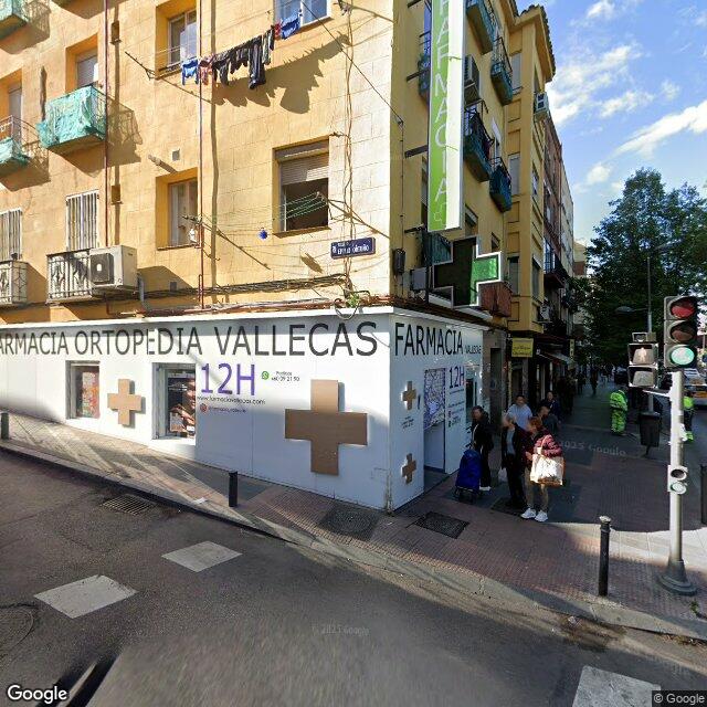 Street view near Farmacia in Madrid