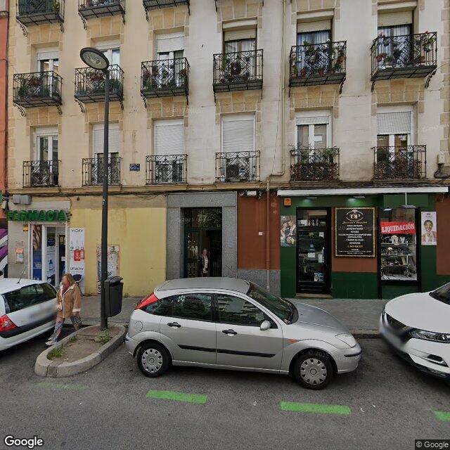 Street view near Farmacia in Madrid