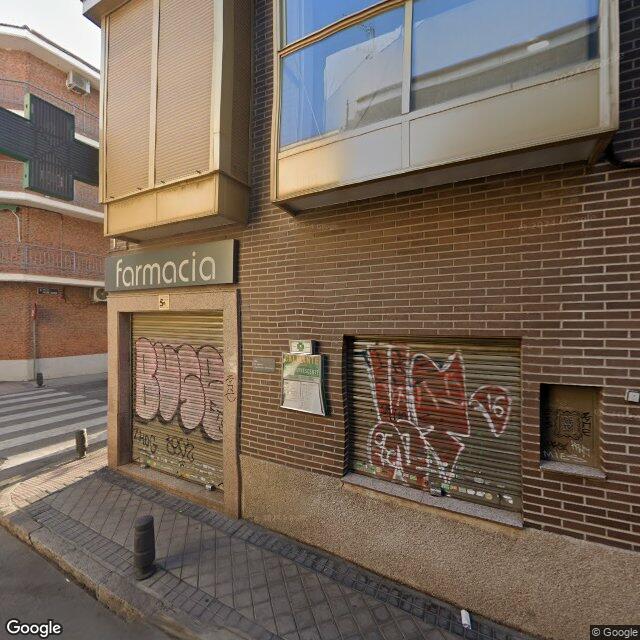 Street view near Farmacia in Madrid