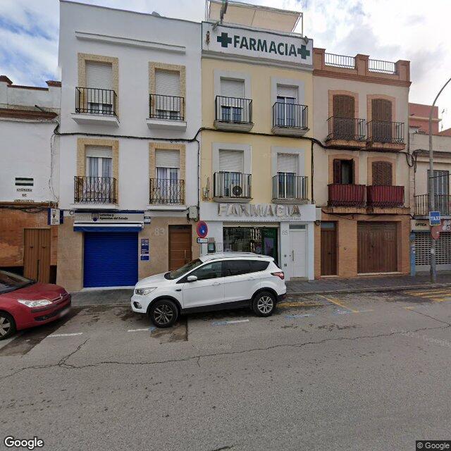 Street view near Farmacia Abril in Coria del Río