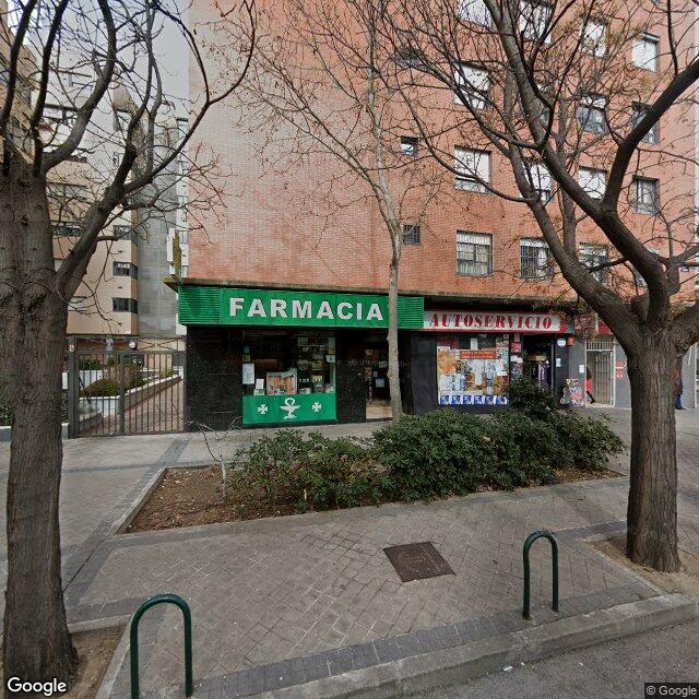 Street view near Farmacia in Madrid